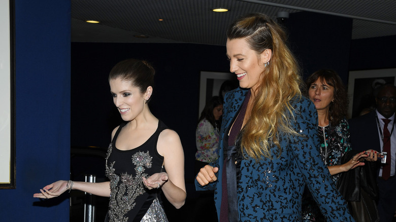 Anna Kendrick and Blake Lively laughing together