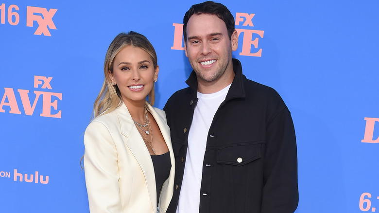 Yael Cohen Braun and Scooter Braun smiling