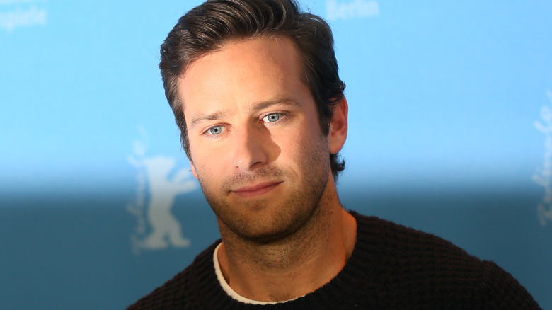 Armie Hammer posing