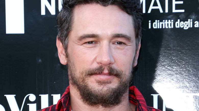 James Franco wearing red at the Filming Italy Sardegna Festival