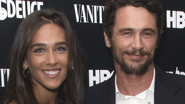 Isabel Pakzad and James Franco smiling