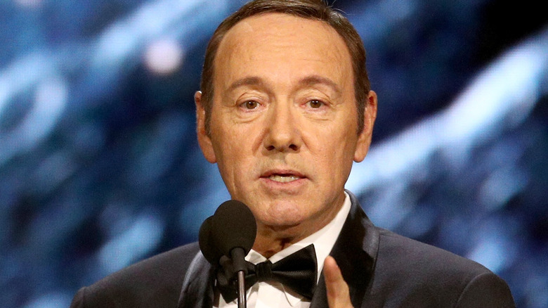 Kevin Spacey presenting an award