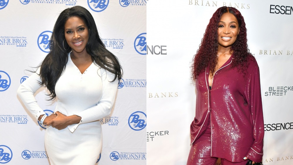 Kenya Moore and Marlo Hampton