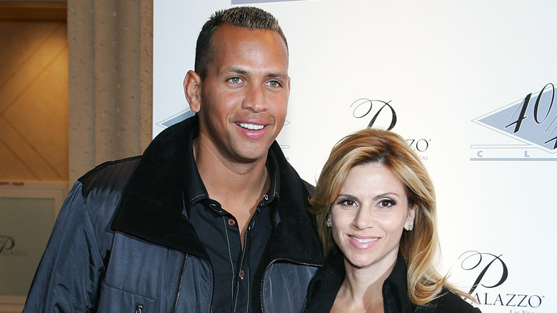 Alex Rodriguez and Cynthia Scurtis on the red carpet