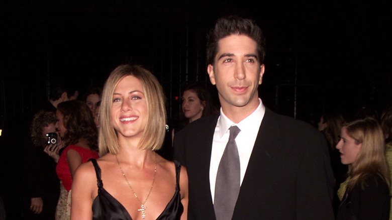 David Schwimmer and Jennifer Aniston red carpet