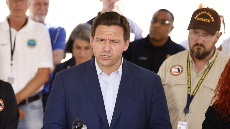 Ron DeSantis at the Surfside building collapse