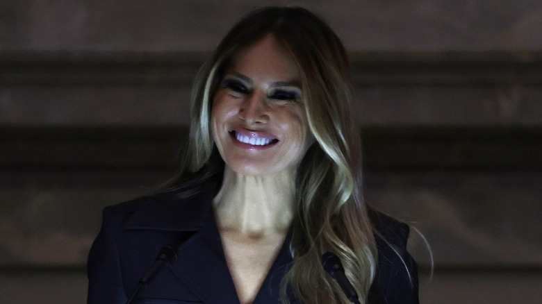 Melania Trump smiling