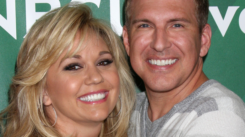 Todd and Julie Chrisley smile