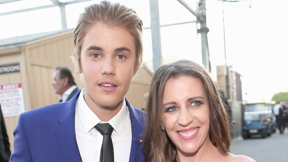 Justin Bieber with mom Pattie Mallette