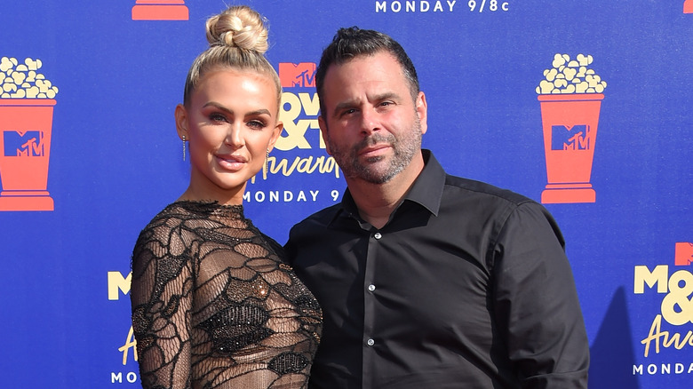 Lala Kent and Randall Emmett posing