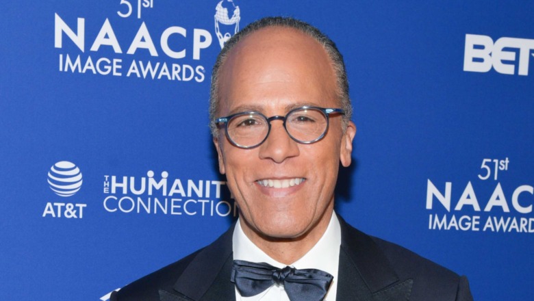 Lester Holt smiling and looking at the camera