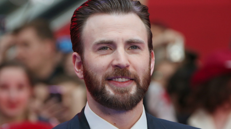 Chris Evans smiling