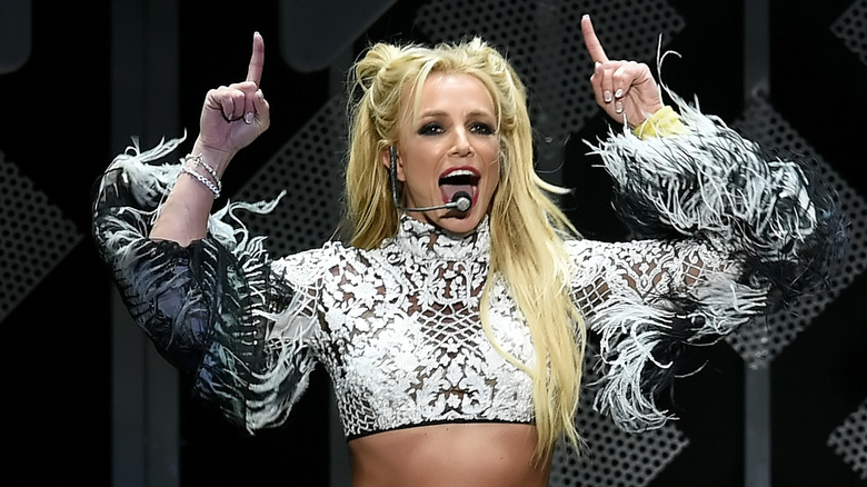 Britney Spears performing