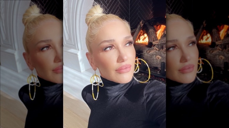 Gwen Stefani poses for a selfie