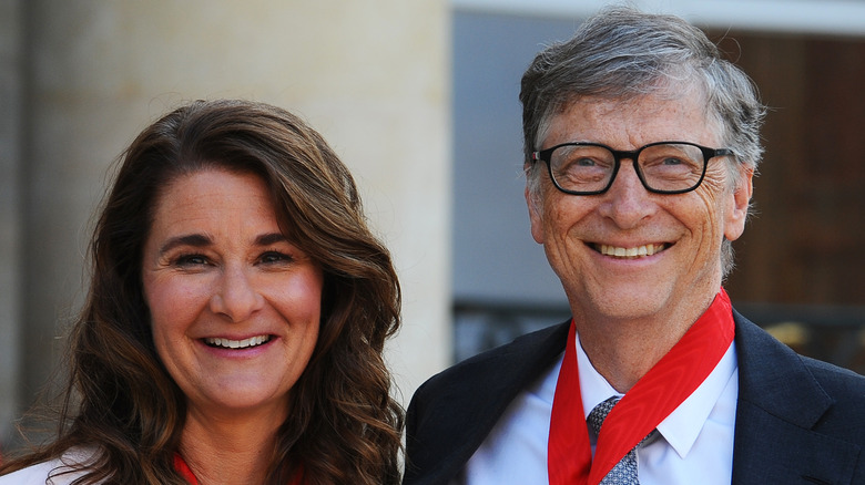 Melinda and Bill Gates smiling 
