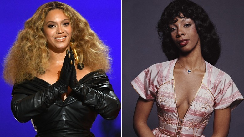 Beyoncé and Donna Summer Grammys and Press Photo