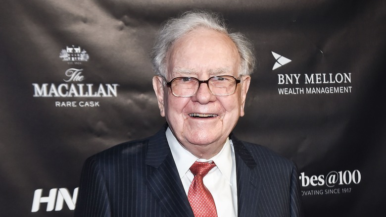 Warren Buffett smiling