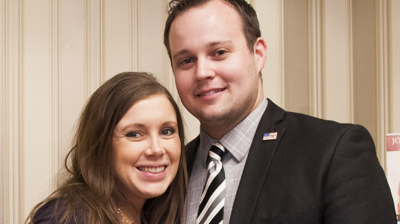 Josh Duggar, Anna Duggar, posing together