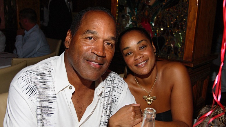 Arnelle Simpson and O.J. Simpson