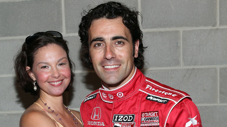 Ashley Judd and Dario Franchitti smiling