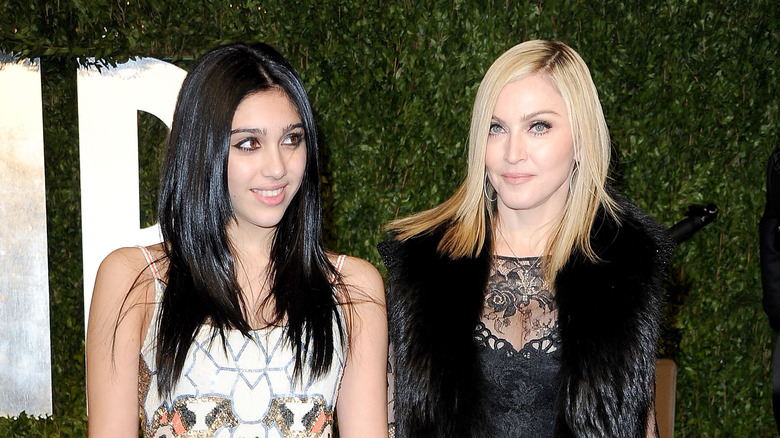 Lourdes Leon and Madonna on the red carpet