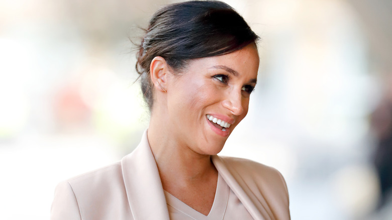 Meghan Markle smiling