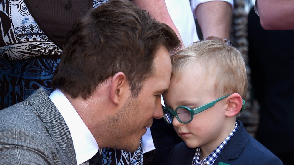 Chris Pratt and his son, Jack 