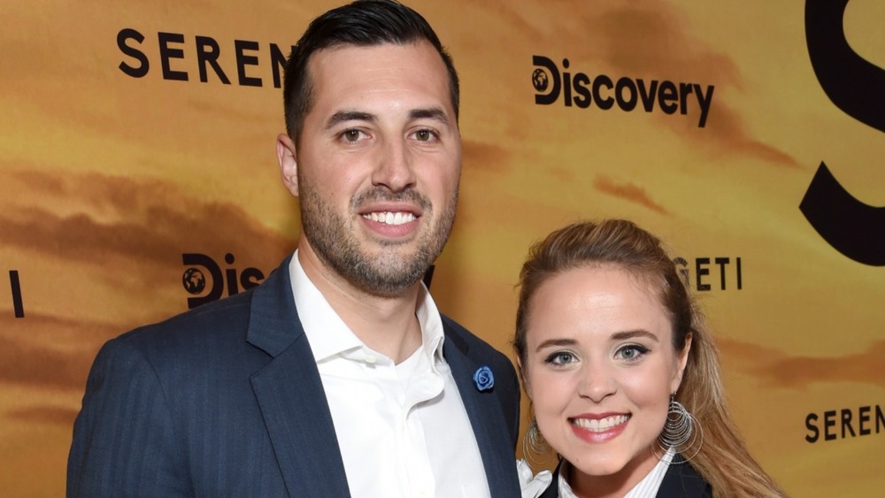 Jinger Duggar and Jeremy Vuolo at an event 