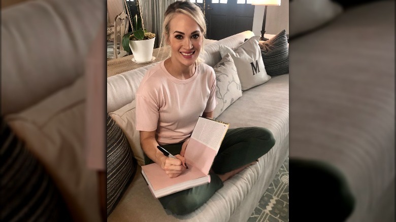 Carrie Underwood at home