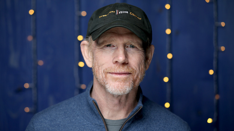 Ron Howard wearing a hat