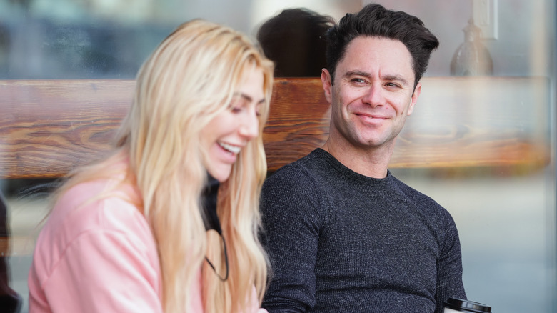 Emma Slater and Sasha Farber candid