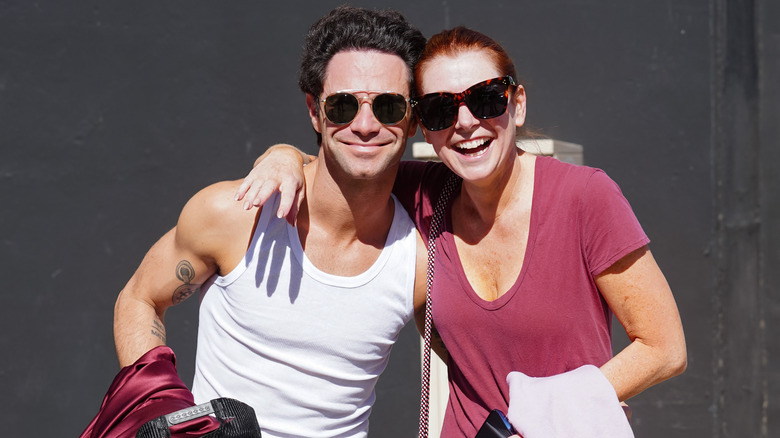 Sasha Farber and Alyson Hannigan smiling