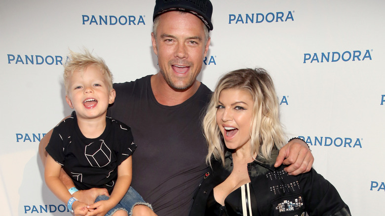 Fergie and Josh Duhamel with son Axl