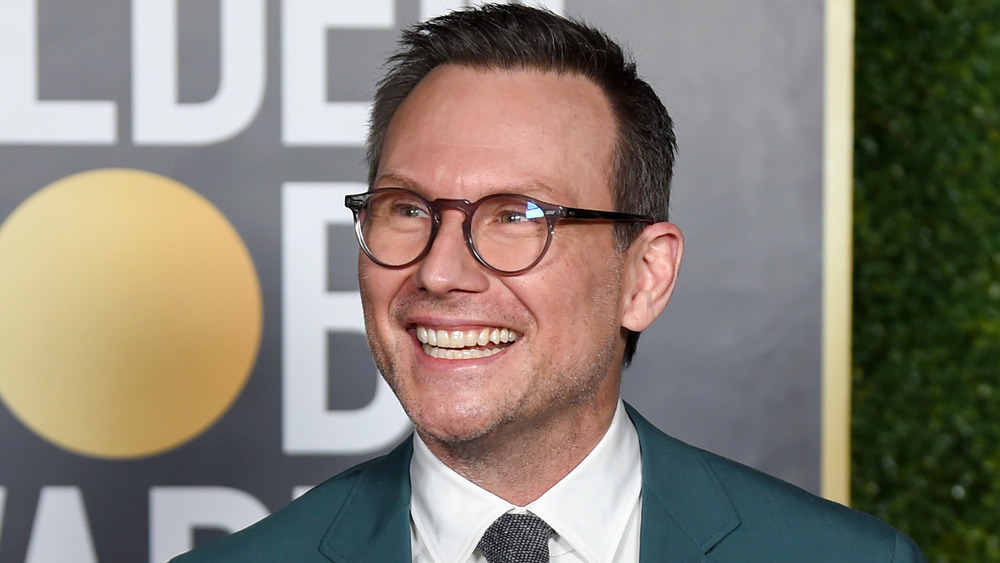 Christian Slater at 2021 Golden Globes