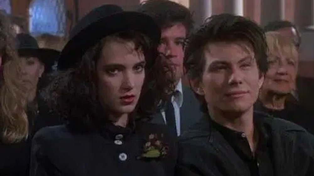 Christian Slater and Winona Ryder in Heathers