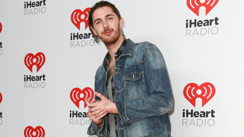 Hozier on a red carpet
