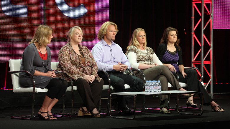 Kody Brown with his four wives: Meri, Janelle, Christine, and Robyn