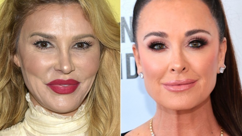 Brandi Glanville and Kyle Richards image split