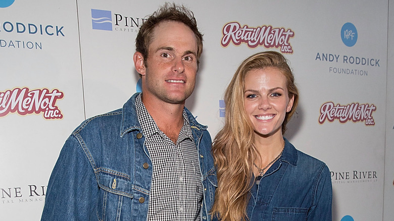 Andy Roddick and Brooklyn Decker smiling