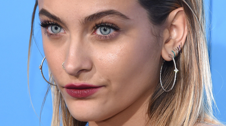 Paris Jackson posing on the red carpet