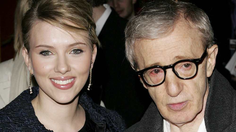 Scarlett Johansson & Woody Allen on the red carpet in 2005