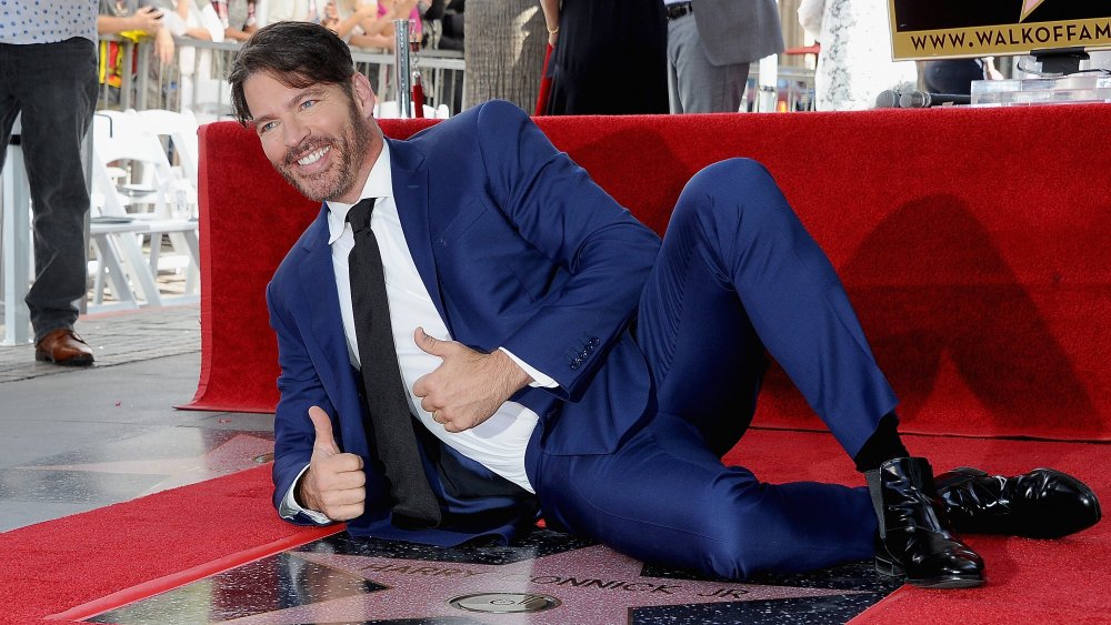 Harry Connick Jr. with his Hollywood Walk of Fame star