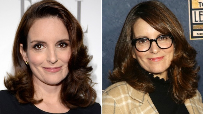 Tina Fey then and now