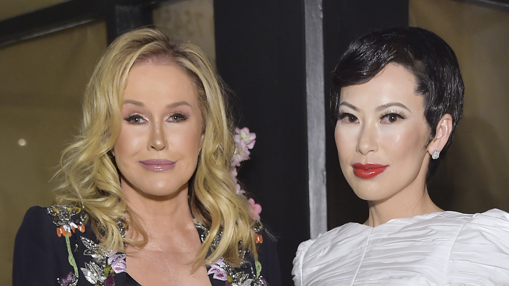 Christine Chiu and Kathy Hilton