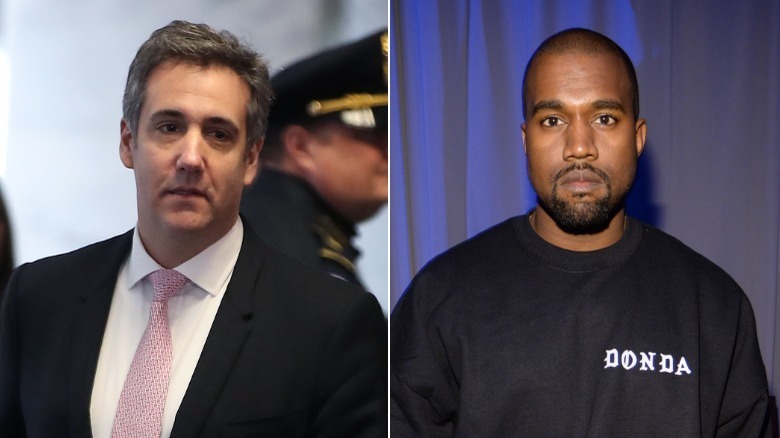 Michael Cohen and Kanye West at events 