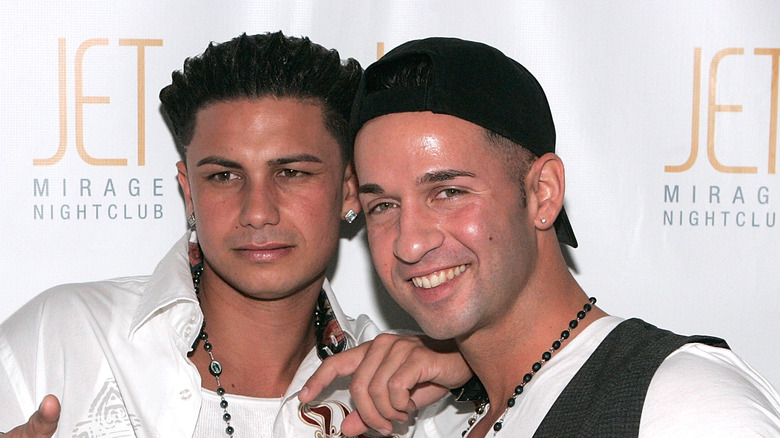 Pauly DelVecchio and MIke Sorrentino pose together.