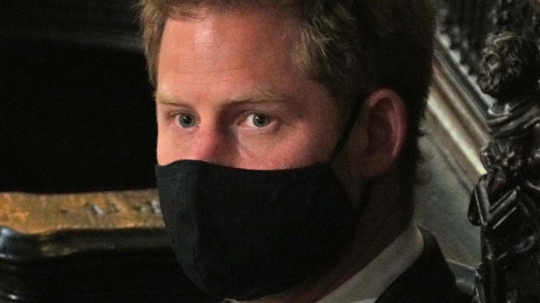 Prince Harry face mask