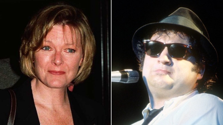 Jane Curtin and John Belushi