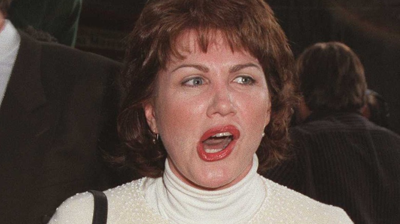 Julia Sweeney giving a sour expression