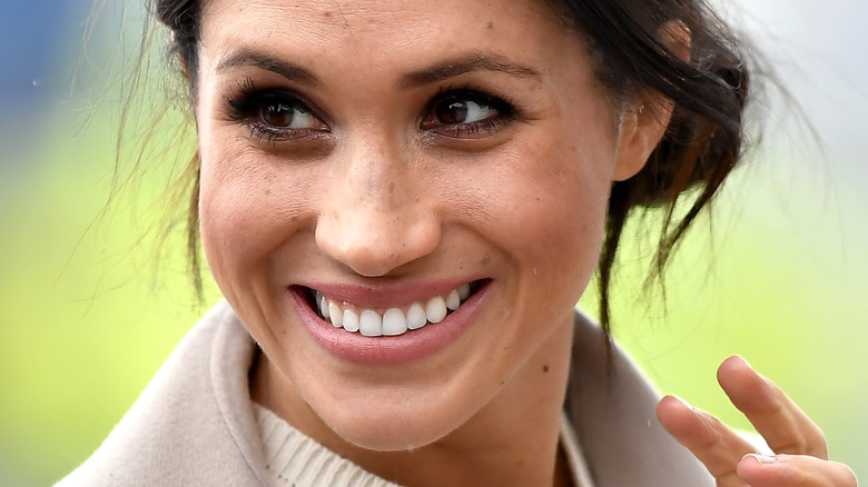 Meghan Markle smiling